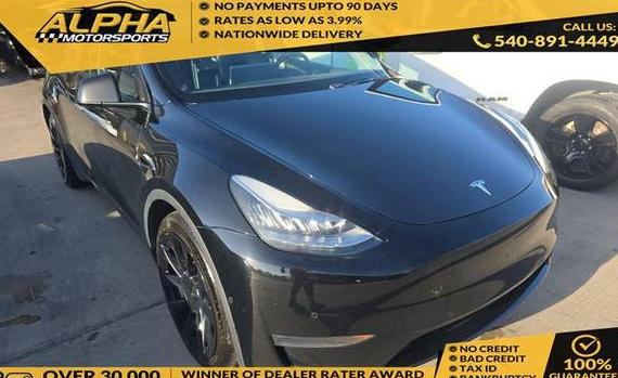 TESLA MODEL Y 2021 5YJYGDEE2MF073436 image